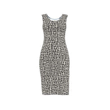 गैलरी व्यूवर में इमेज लोड करें, Hand Drawn Labyrinth Bodycon Dress by The Photo Access