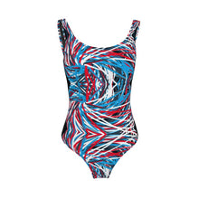 Lade das Bild in den Galerie-Viewer, Colorful Thin Lines Art Swimsuit by The Photo Access