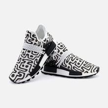 将图片加载到图库查看器,Hand Drawn Labyrinth Unisex Lightweight Sneaker S-1 by The Photo Access