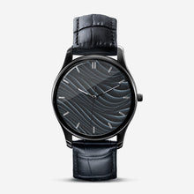 Cargar imagen en el visor de la galería, Dark Scales Classic Fashion Unisex Print Black Quartz Watch by The Photo Access