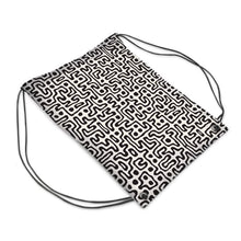 Load image into Gallery viewer, Hand Drawn Labyrinth Drawstring Sports Bag by The Photo Access