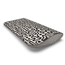 Load image into Gallery viewer, Hand Drawn Labyrinth Leather Glasses Case by The Photo Access