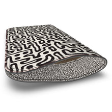 Load image into Gallery viewer, Hand Drawn Labyrinth Leather Glasses Case by The Photo Access