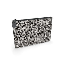 Load image into Gallery viewer, Hand Drawn Labyrinth Leather Pouch by The Photo Access