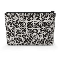 Load image into Gallery viewer, Hand Drawn Labyrinth Leather Pouch by The Photo Access