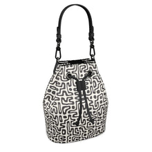 Загрузить изображение в средство просмотра галереи, Hand Drawn Labyrinth Bucket Bag by The Photo Access