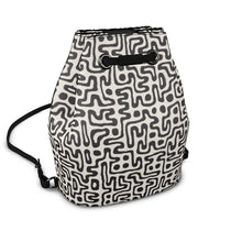 Load image into Gallery viewer, Hand Drawn Labyrinth Bucket Backpack by The Photo Access