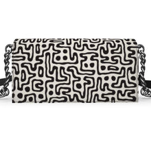Load image into Gallery viewer, Hand Drawn Labyrinth Oana Evening Bag by The Photo Access