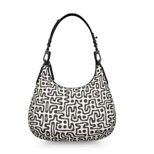 Load image into Gallery viewer, Hand Drawn Labyrinth Mini Curve Bag by The Photo Access