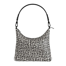 Load image into Gallery viewer, Hand Drawn Labyrinth Square Hobo Bag by The Photo Access