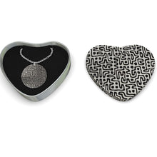 将图片加载到图库查看器,Hand Drawn Labyrinth Sterling Silver Necklace by The Photo Access