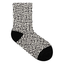 Load image into Gallery viewer, Hand Drawn Labyrinth Socks by The Photo Access