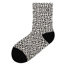 Load image into Gallery viewer, Hand Drawn Labyrinth Socks by The Photo Access