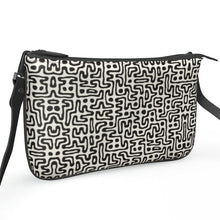 Load image into Gallery viewer, Hand Drawn Labyrinth Pochette Double Zip Bag by The Photo Access