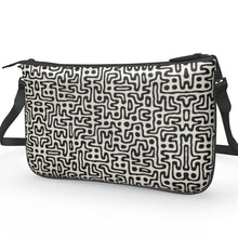 Load image into Gallery viewer, Hand Drawn Labyrinth Pochette Double Zip Bag by The Photo Access
