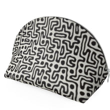 Load image into Gallery viewer, Hand Drawn Labyrinth Shell Coin Purse by The Photo Access