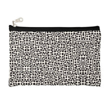 将图片加载到图库查看器,Hand Drawn Labyrinth Zip Top Pouch by The Photo Access