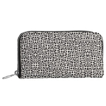 Load image into Gallery viewer, Hand Drawn Labyrinth Leather Zip Wallet by The Photo Access
