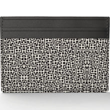 Load image into Gallery viewer, Hand Drawn Labyrinth Leather Card Holder by The Photo Access