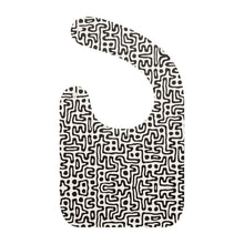 Load image into Gallery viewer, Hand Drawn Labyrinth Baby Bib by The Photo Access