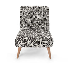 Load image into Gallery viewer, Hand Drawn Labyrinth Occasional Chair by The Photo Access