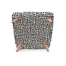 Load image into Gallery viewer, Hand Drawn Labyrinth Occasional Chair by The Photo Access