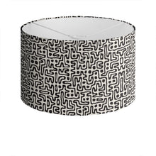 将图片加载到图库查看器,Hand Drawn Labyrinth Drum Lamp Shade by The Photo Access