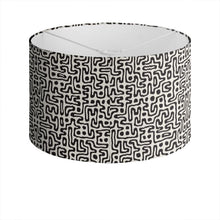 将图片加载到图库查看器,Hand Drawn Labyrinth Drum Lamp Shade by The Photo Access