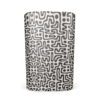 Load image into Gallery viewer, Hand Drawn Labyrinth Square Shot Glasses (Set of 2) by The Photo Access