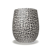 Load image into Gallery viewer, Hand Drawn Labyrinth Water Glass by The Photo Access
