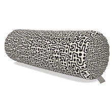 Load image into Gallery viewer, Hand Drawn Labyrinth Big Bolster Cushion by The Photo Access