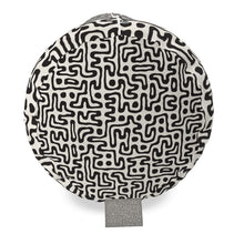 Load image into Gallery viewer, Hand Drawn Labyrinth Big Bolster Cushion by The Photo Access