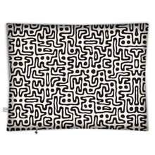 Lade das Bild in den Galerie-Viewer, Hand Drawn Labyrinth Floor Cushion Covers by The Photo Access