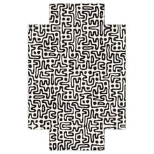 将图片加载到图库查看器,Hand Drawn Labyrinth Fitted Sheets USA by The Photo Access