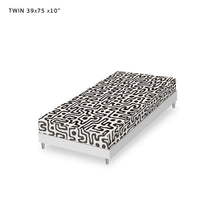 将图片加载到图库查看器,Hand Drawn Labyrinth Fitted Sheets USA by The Photo Access