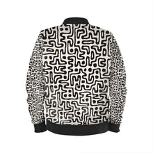 Load image into Gallery viewer, Hand Drawn Labyrinth Mens Bomber Jacket by The Photo Access