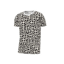 Load image into Gallery viewer, Hand Drawn Labyrinth Cut and Sew All Over Print T-Shirt by The Photo Access