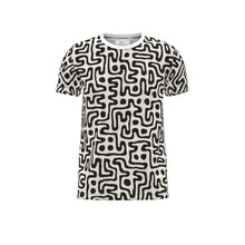 Load image into Gallery viewer, Hand Drawn Labyrinth Cut and Sew All Over Print T-Shirt by The Photo Access