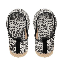 Load image into Gallery viewer, Hand Drawn Labyrinth Loafer Espadrilles by The Photo Access