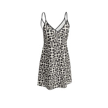 Load image into Gallery viewer, Hand Drawn Labyrinth Slip Dress by The Photo Access