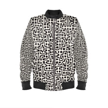 Load image into Gallery viewer, Hand Drawn Labyrinth Ladies Bomber Jacket by The Photo Access