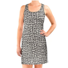 Load image into Gallery viewer, Hand Drawn Labyrinth Halter Dress by The Photo Access