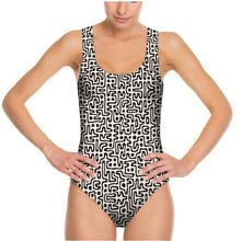 Load image into Gallery viewer, Hand Drawn Labyrinth Swimsuit by The Photo Access