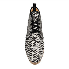 Load image into Gallery viewer, Hand Drawn Labyrinth Hi Top Espadrilles by The Photo Access