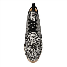 Load image into Gallery viewer, Hand Drawn Labyrinth Hi Top Espadrilles by The Photo Access