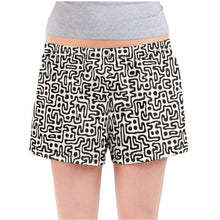 Cargar imagen en el visor de la galería, Hand Drawn Labyrinth Ladies Pajama Shorts by The Photo Access