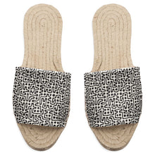 Load image into Gallery viewer, Hand Drawn Labyrinth Sandal Espadrilles by The Photo Access