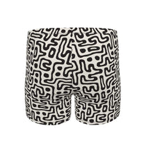 Load image into Gallery viewer, Hand Drawn Labyrinth Swimming Trunks by The Photo Access