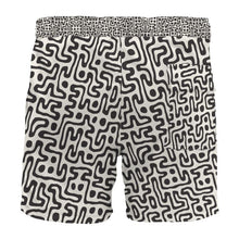 Load image into Gallery viewer, Hand Drawn Labyrinth Board Shorts by The Photo Access