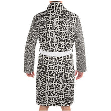 Load image into Gallery viewer, Hand Drawn Labyrinth Bathrobe by The Photo Access